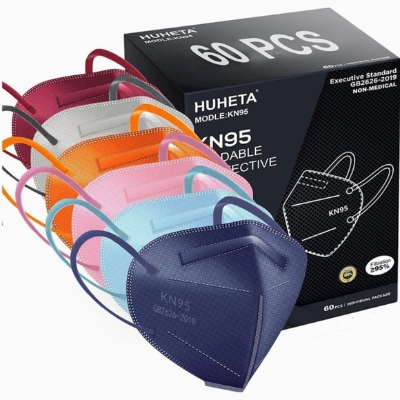 HUHETA Accessories Huheta Kn95 Foldable Protective Mask Box 6pcs